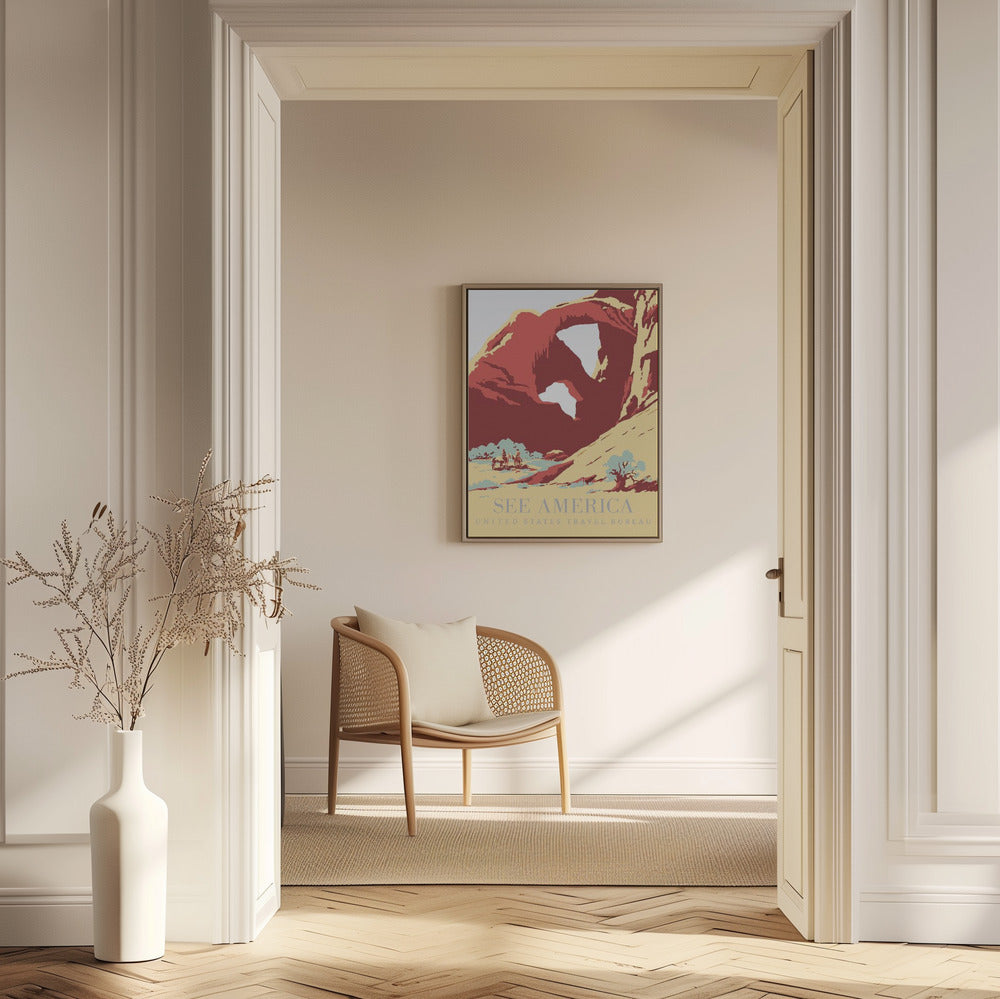 See America Poster Poster och Canvastavla