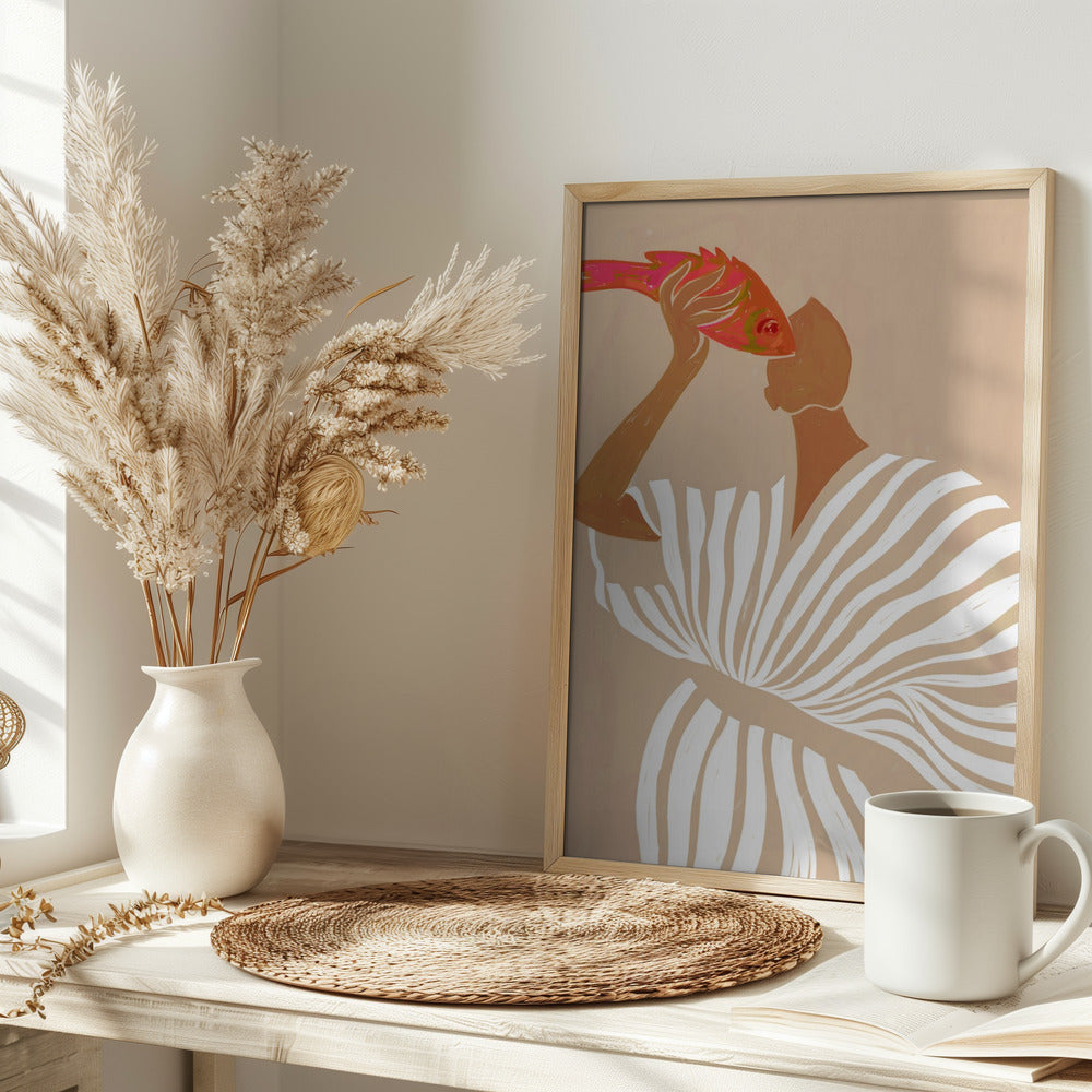 Fish Eye Paradox Poster och Canvastavla