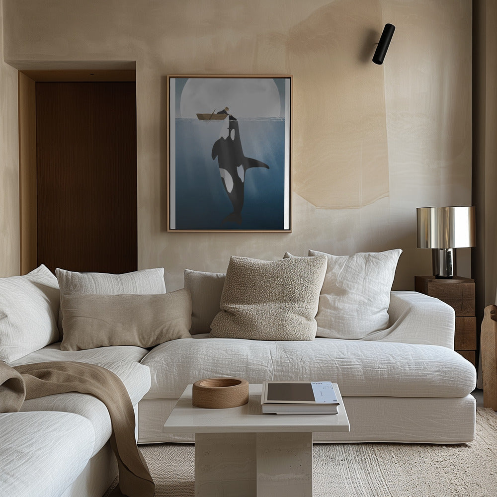 Orca Poster och Canvastavla