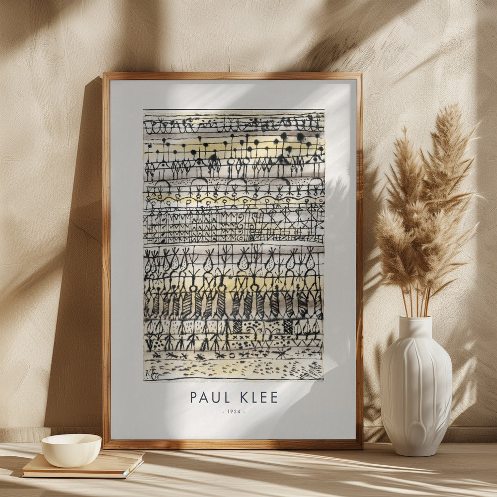 Cooling in a hot zone garden 1924 Poster och Canvastavla