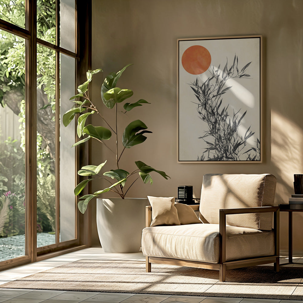 Japanese Birch Poster och Canvastavla