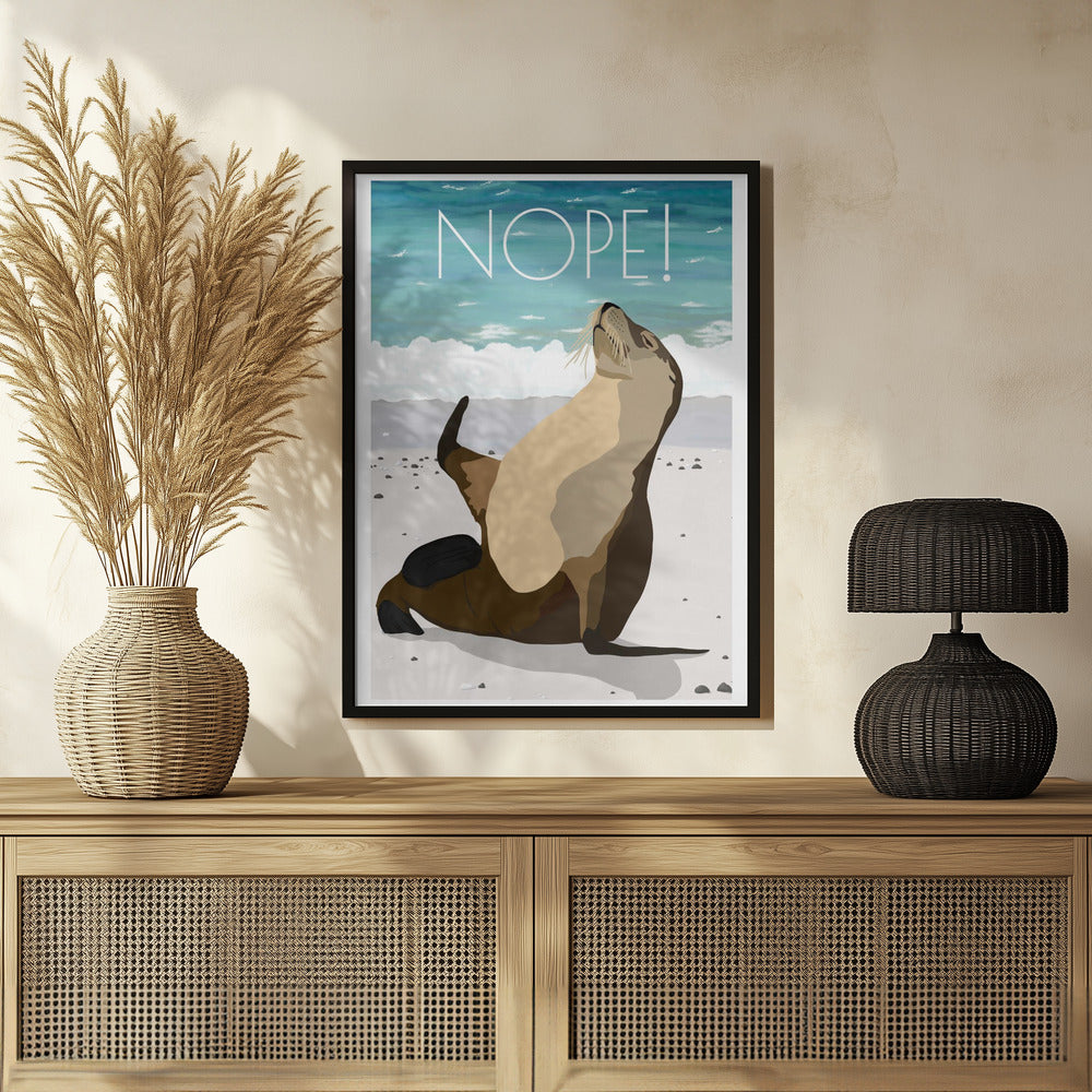 Nope! Poster och Canvastavla