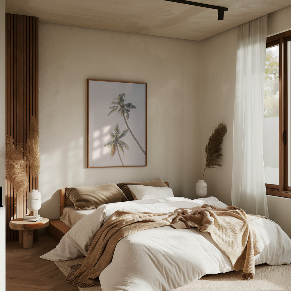 Tropical Palms Poster och Canvastavla