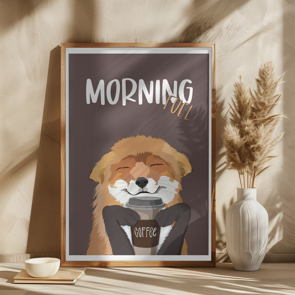 Morning Fuel Poster och Canvastavla