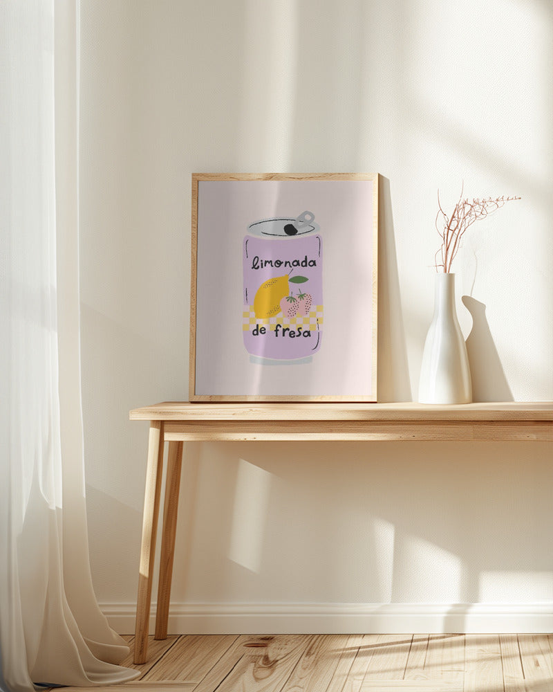 Strawberry Lemonade Poster och Canvastavla