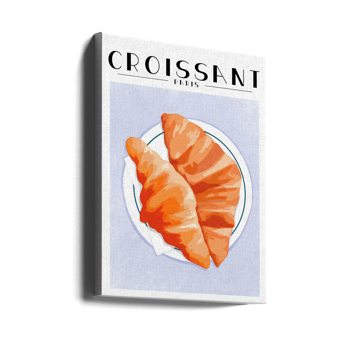 Croissant - Paris Poster och Canvastavla