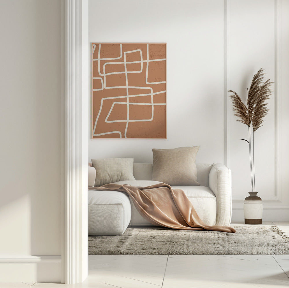 Minimal Line Series #4 Poster och Canvastavla