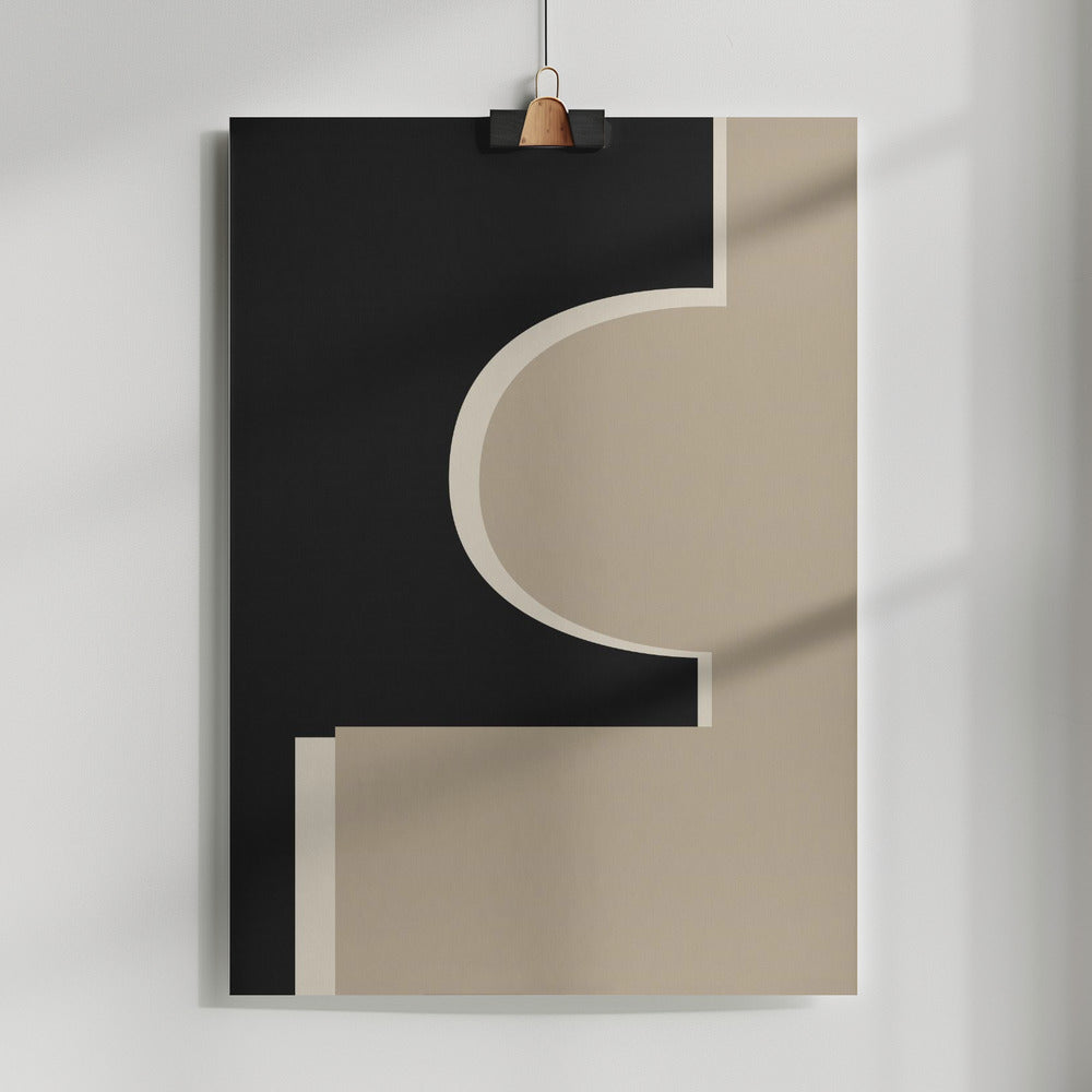 Abstract Graphic Shapes Poster och Canvastavla
