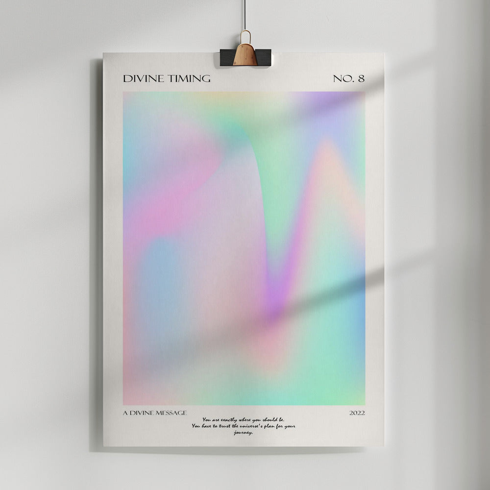 Divine Timing Poster och Canvastavla