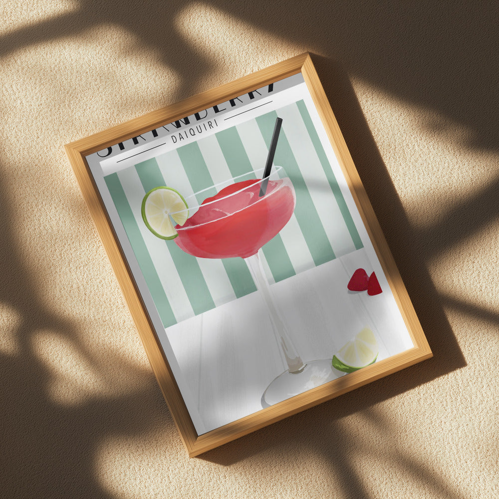 Strawberry Daiquiri Poster och Canvastavla