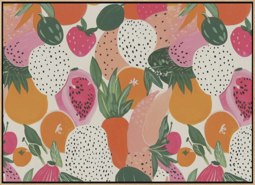 Freshfruitspattern Poster och Canvastavla