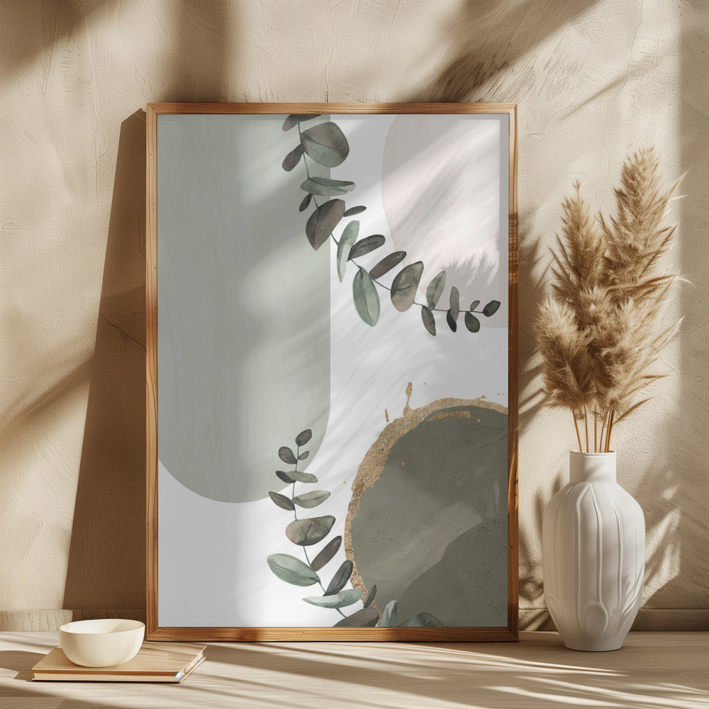 Green In Boho 2 Poster och Canvastavla