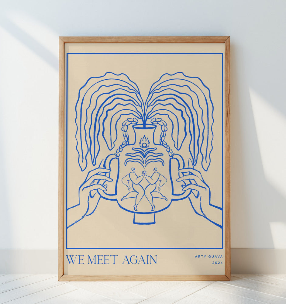 Vessel Collection : We Meet Again (LineArt) Poster och Canvastavla