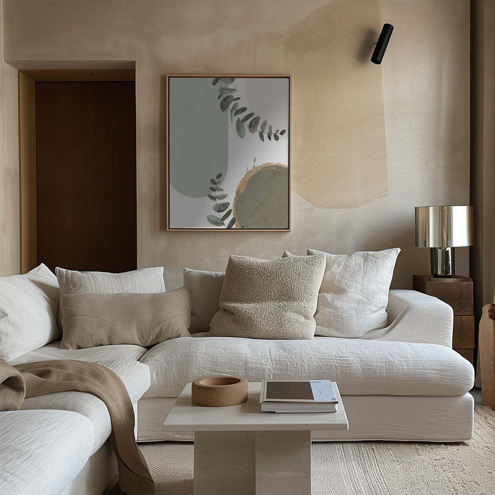 Green In Boho 2 Poster och Canvastavla