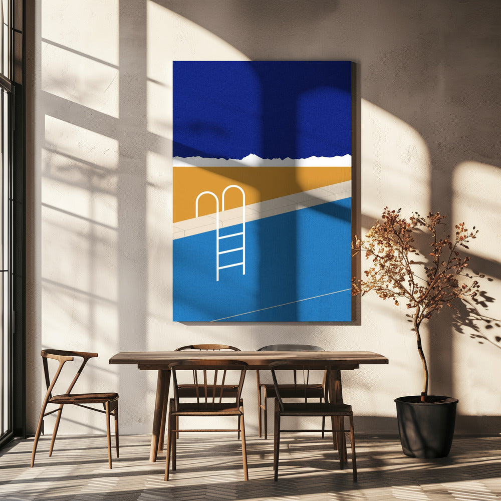 Desert Pool Poster och Canvastavla