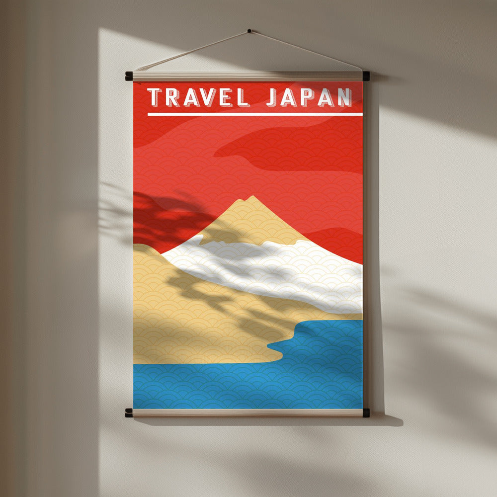 Traval Japan Minimilism Ii Poster och Canvastavla