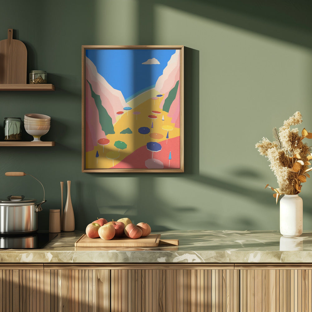 Lido Liguria Poster och Canvastavla