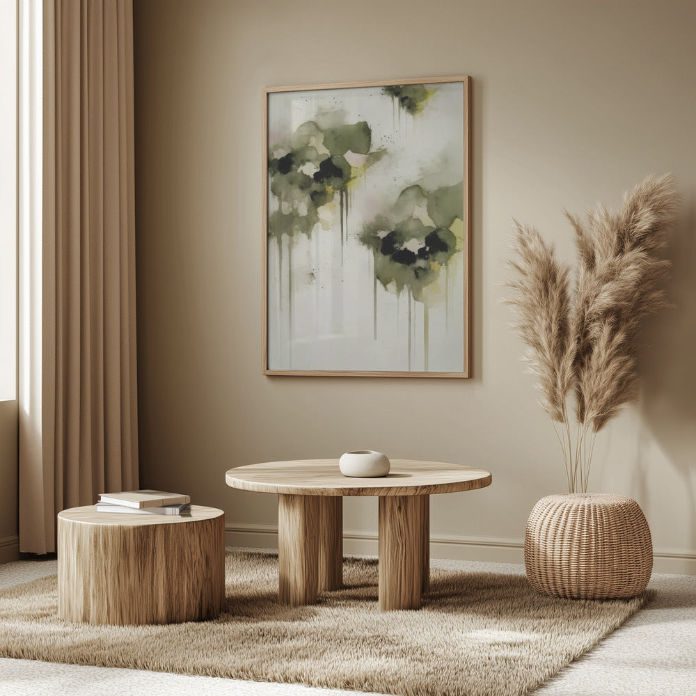 Greenpansies Poster och Canvastavla