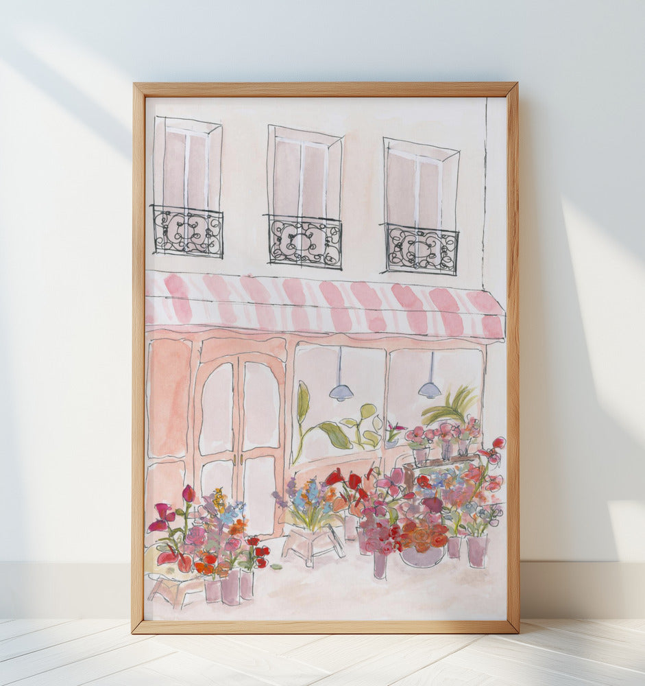 Flower Shop 70x100 Poster och Canvastavla