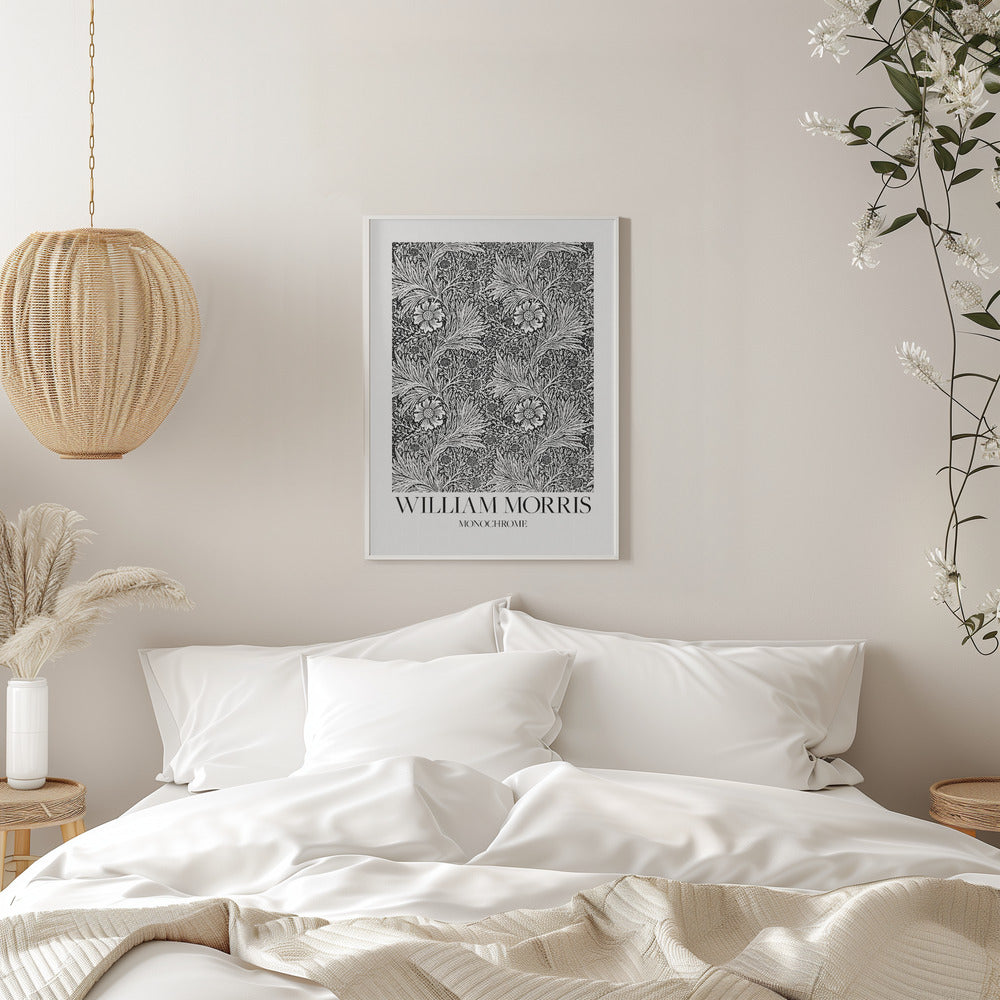 Marigold Monochrome Poster och Canvastavla
