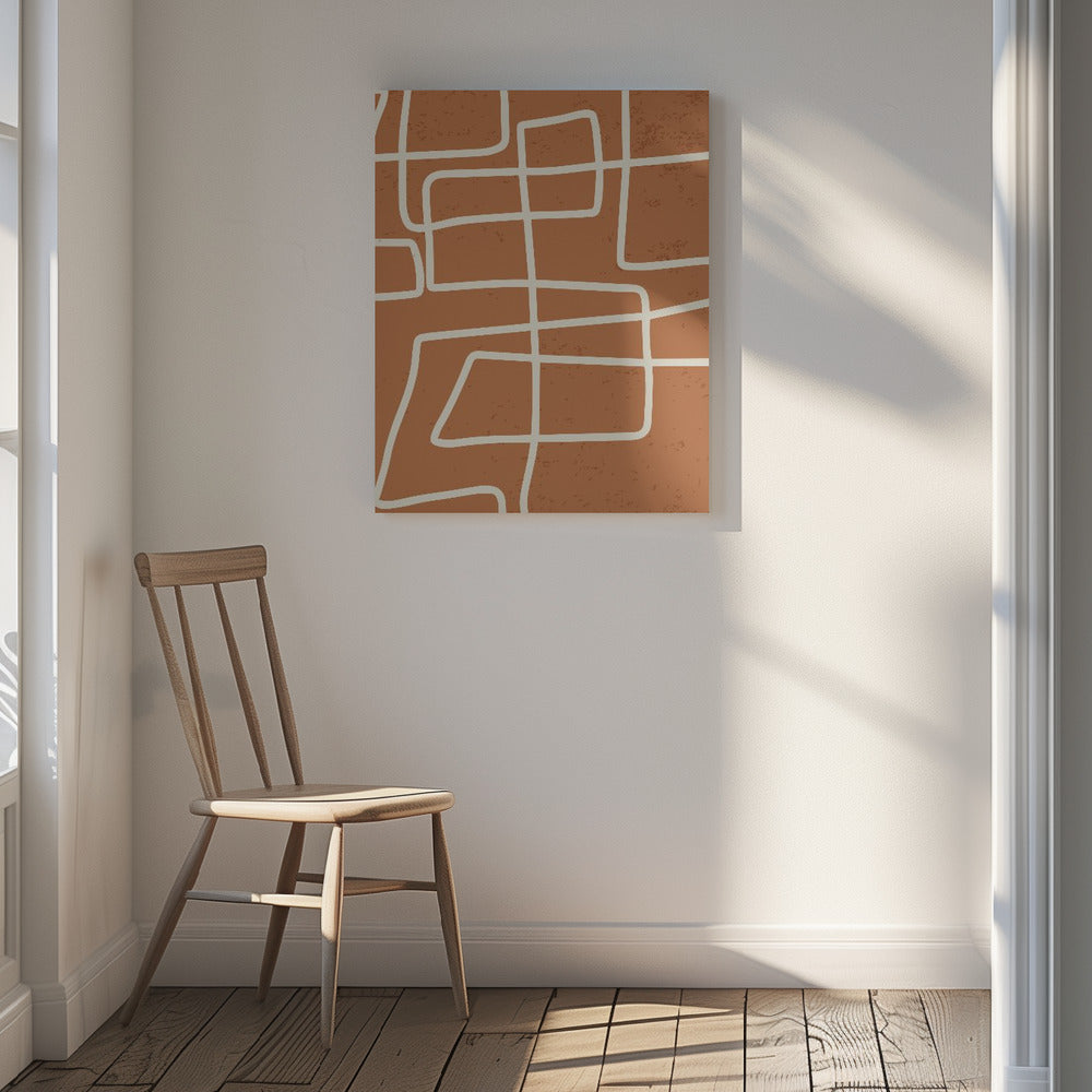 Minimal Line Series #4 Poster och Canvastavla