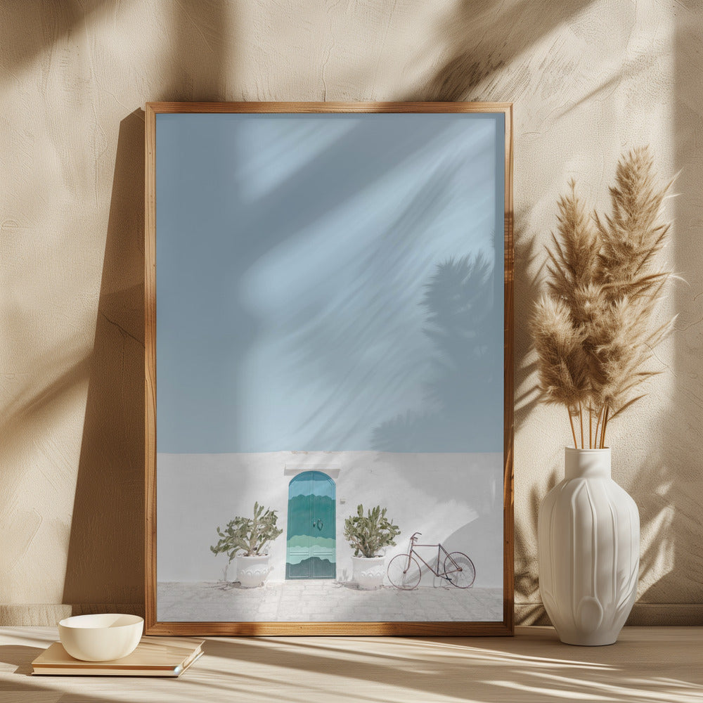 Ostuni blue door Poster och Canvastavla