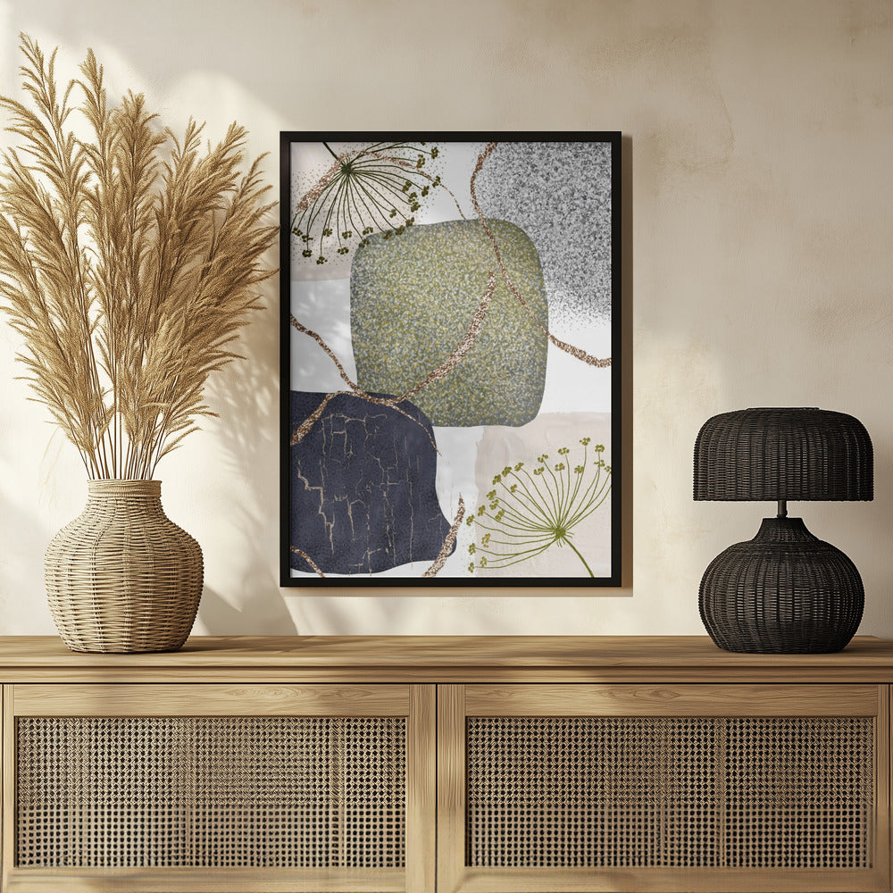 Green-Grey-2 Poster och Canvastavla
