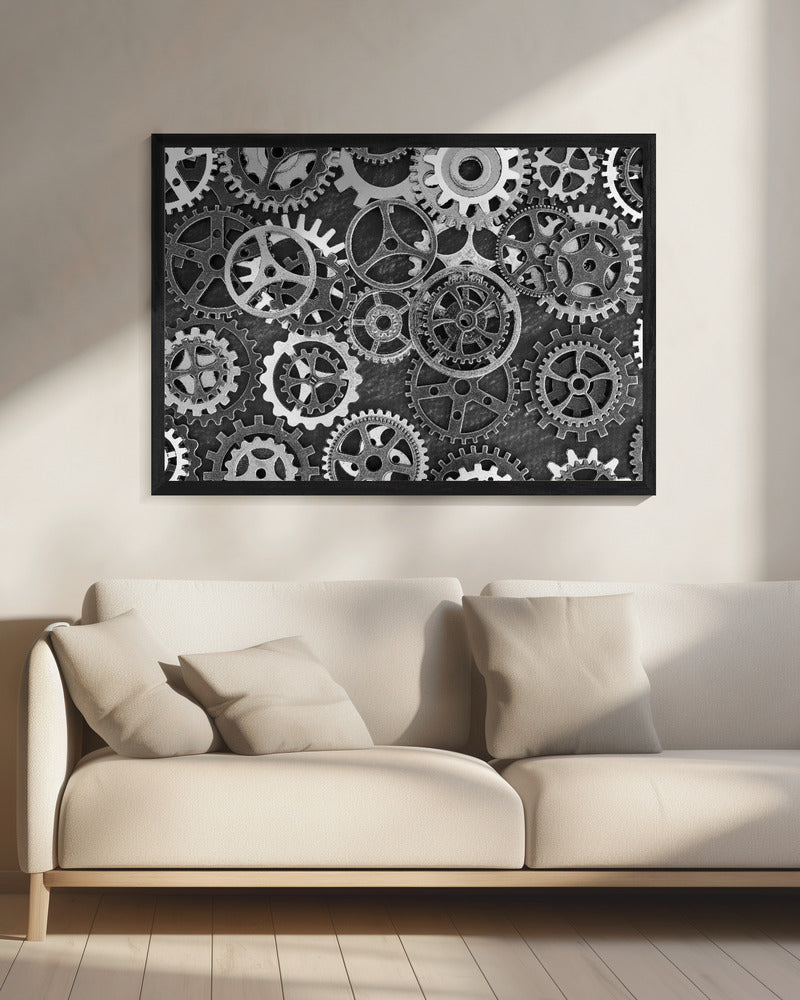 just a cog in the wheel Poster och Canvastavla