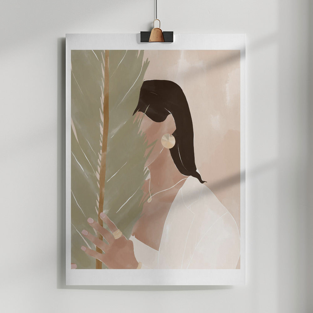 Plant Girl Poster och Canvastavla