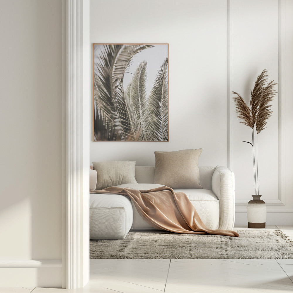 Palm Love Poster och Canvastavla