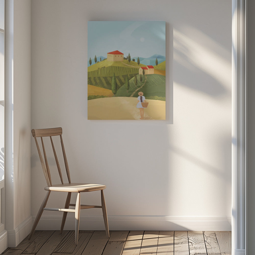 Tuscany Poster och Canvastavla