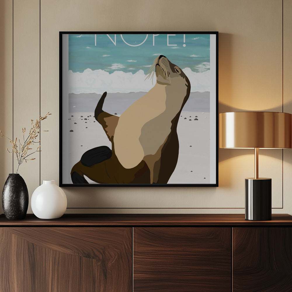 Nope! Poster och Canvastavla