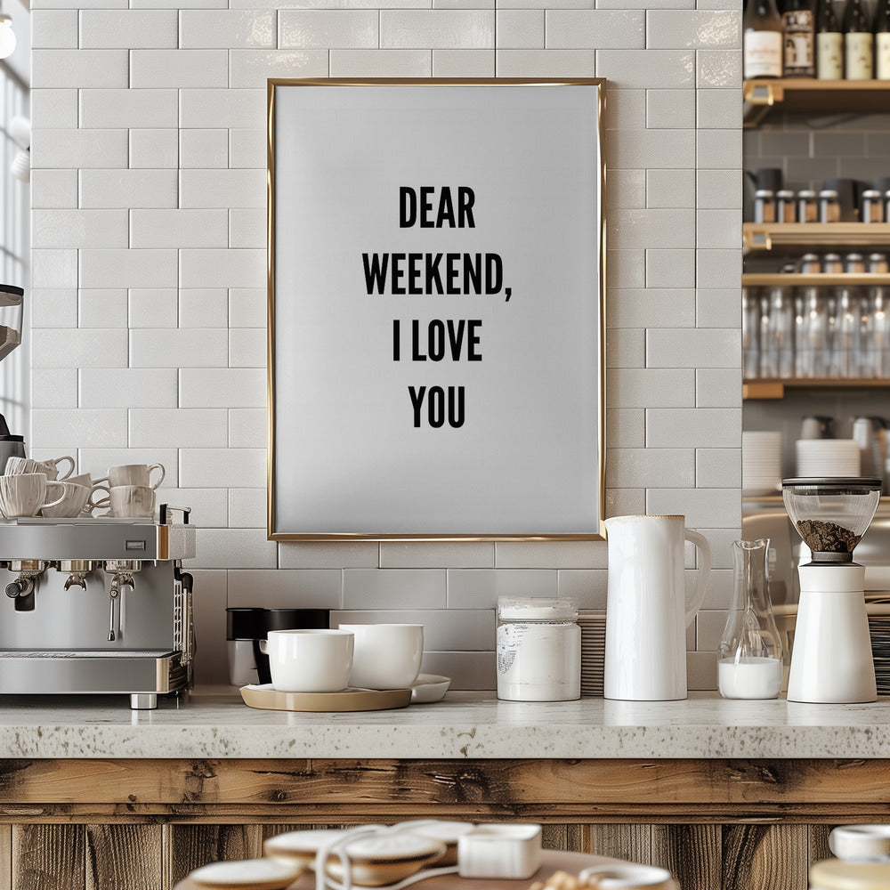 Dear Poster och Canvastavla