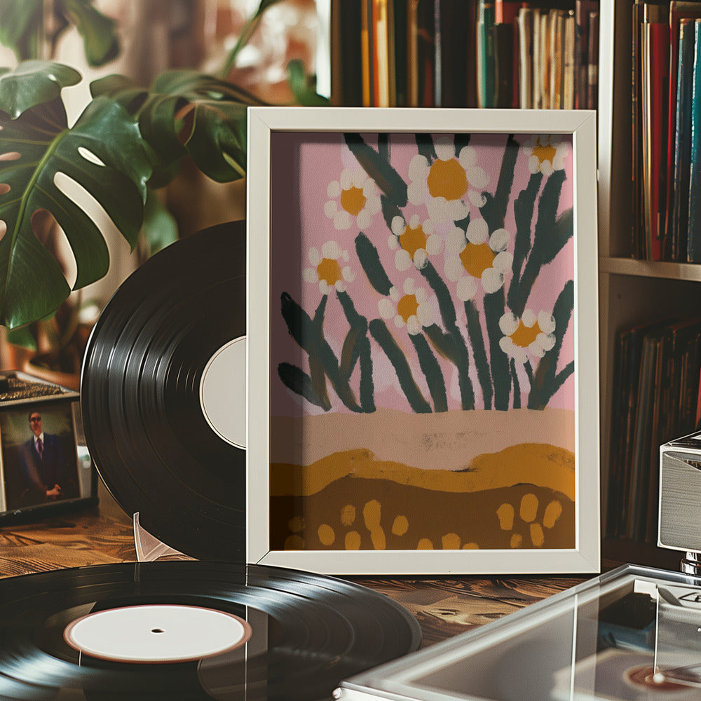 Pastel Flower Impression No 3 Poster och Canvastavla