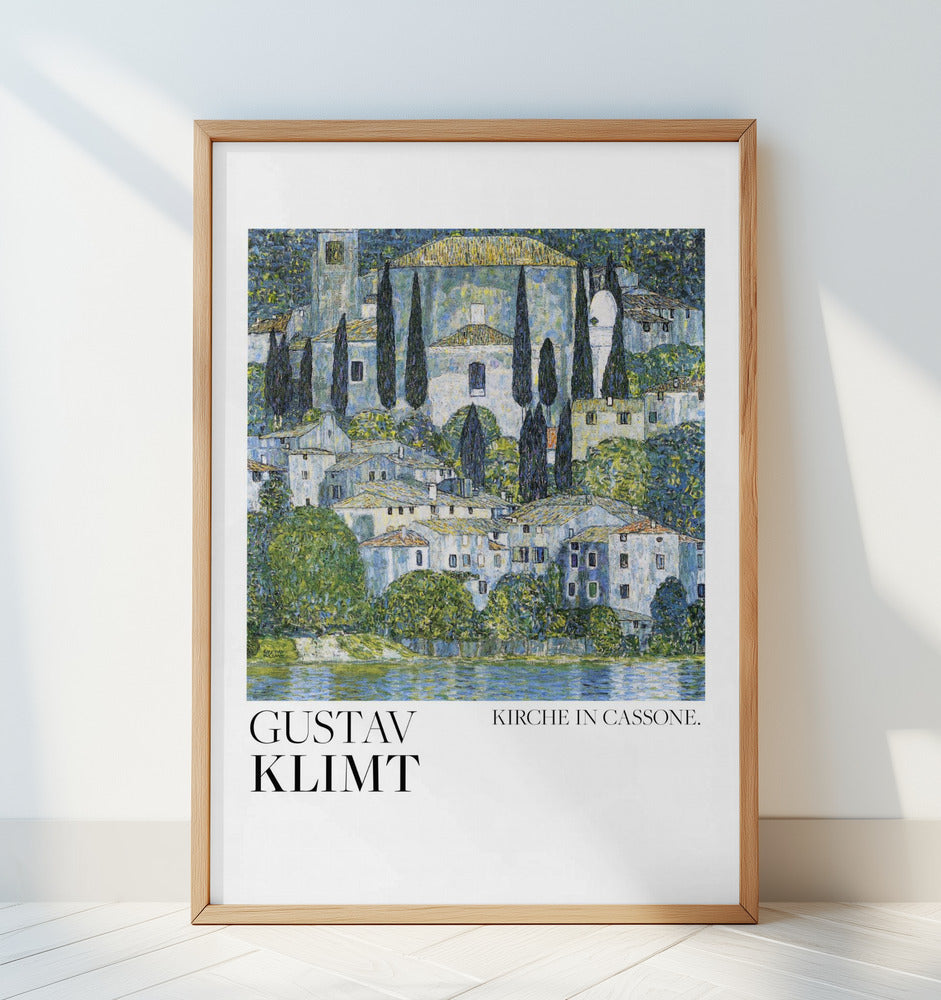 Kirche In Cassone (1913) Poster Poster och Canvastavla