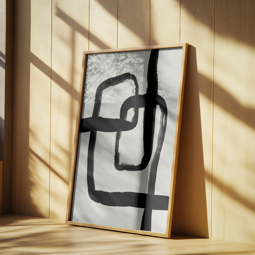 Blackstrokesno8 Poster och Canvastavla