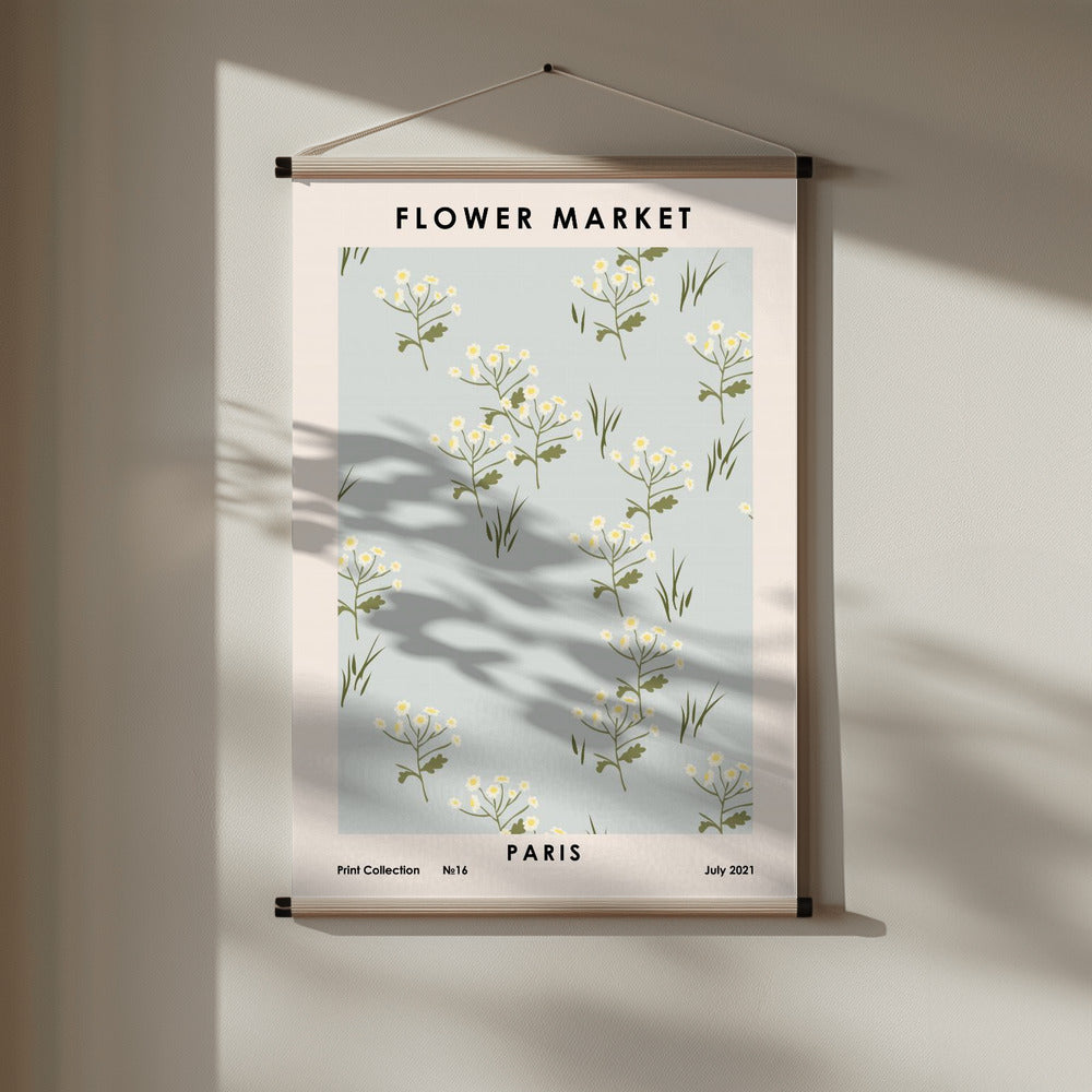 Flower Market Paris Poster och Canvastavla