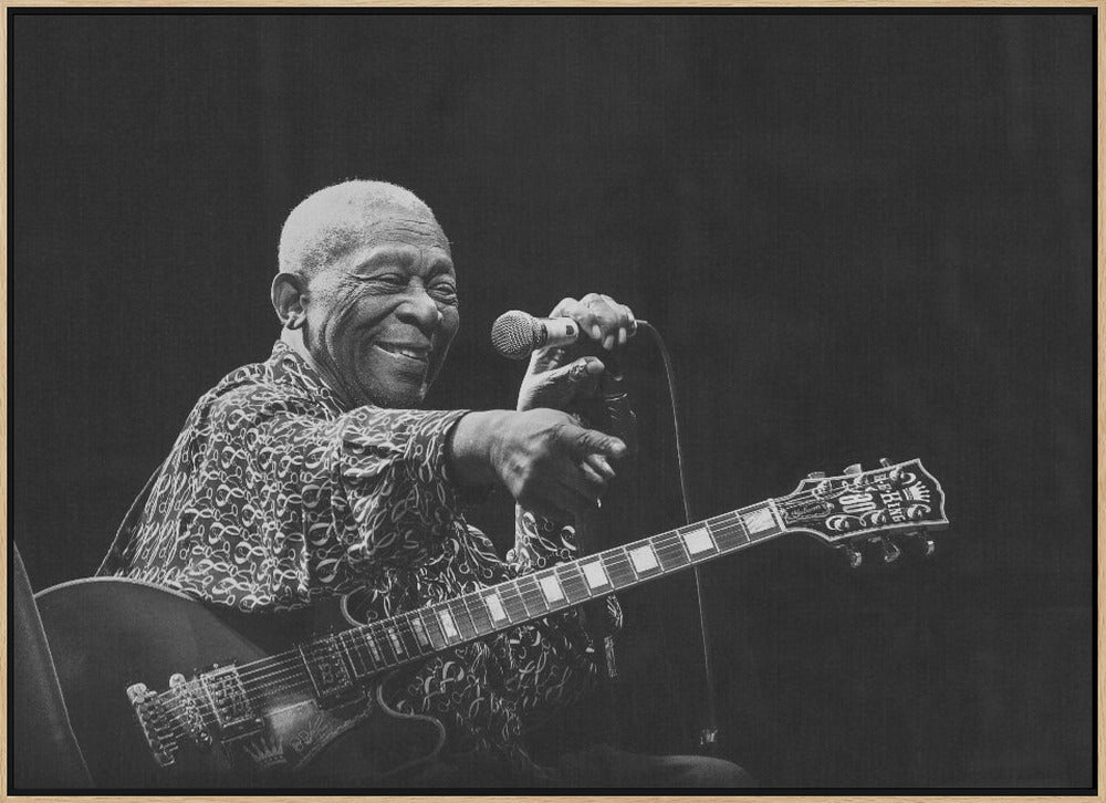 BB King Poster och Canvastavla