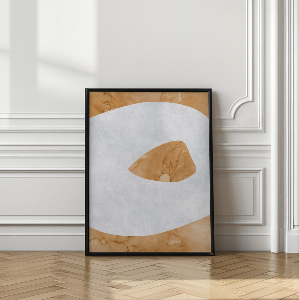 Abstract Lake Crater view Poster och Canvastavla