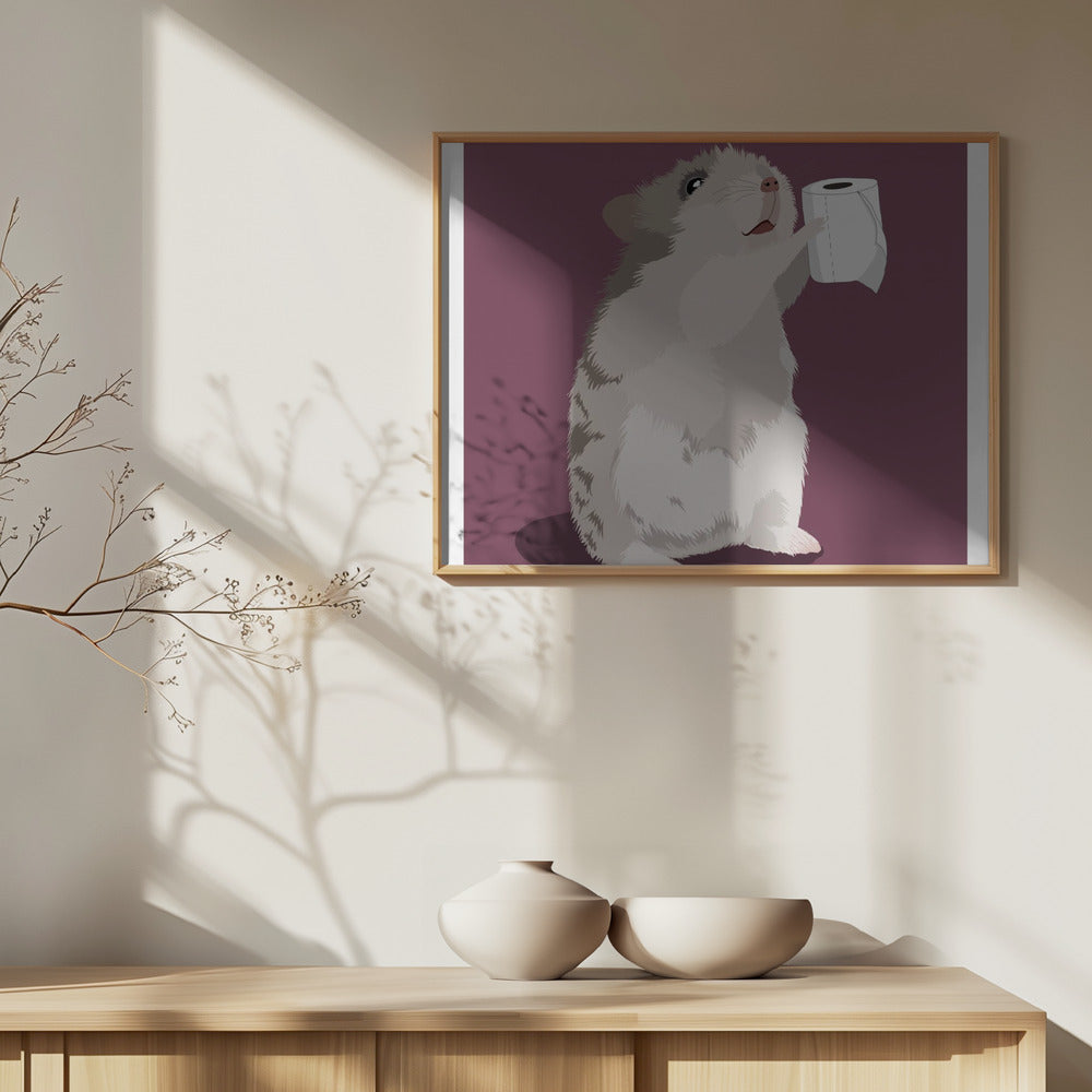 Your Butt Napkins MiLady Poster och Canvastavla