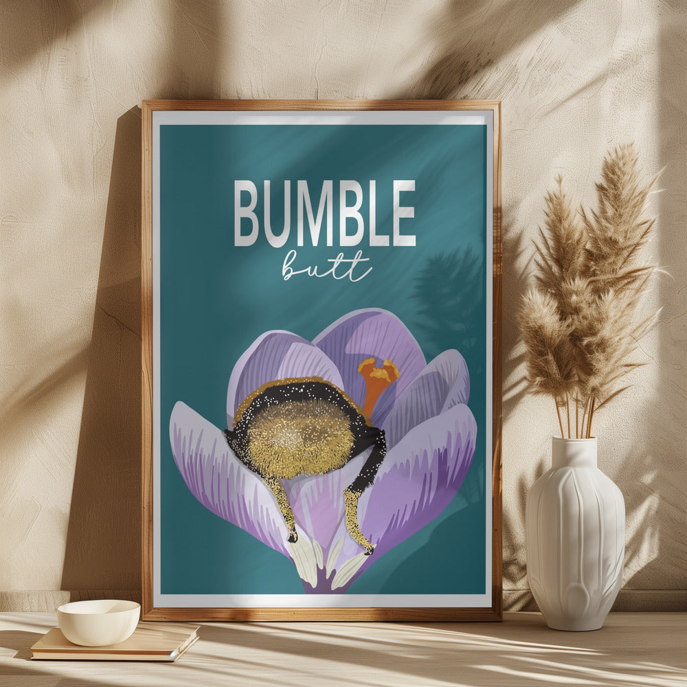 Bumble Butt Poster och Canvastavla