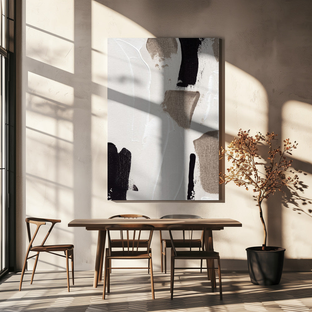 Abstract Swipes No 3 Poster och Canvastavla