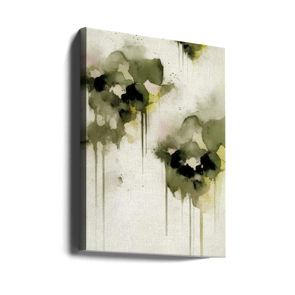 Greenpansies Poster och Canvastavla