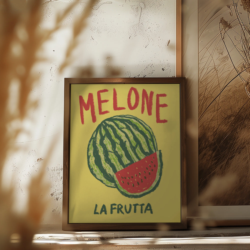 Melon Poster och Canvastavla
