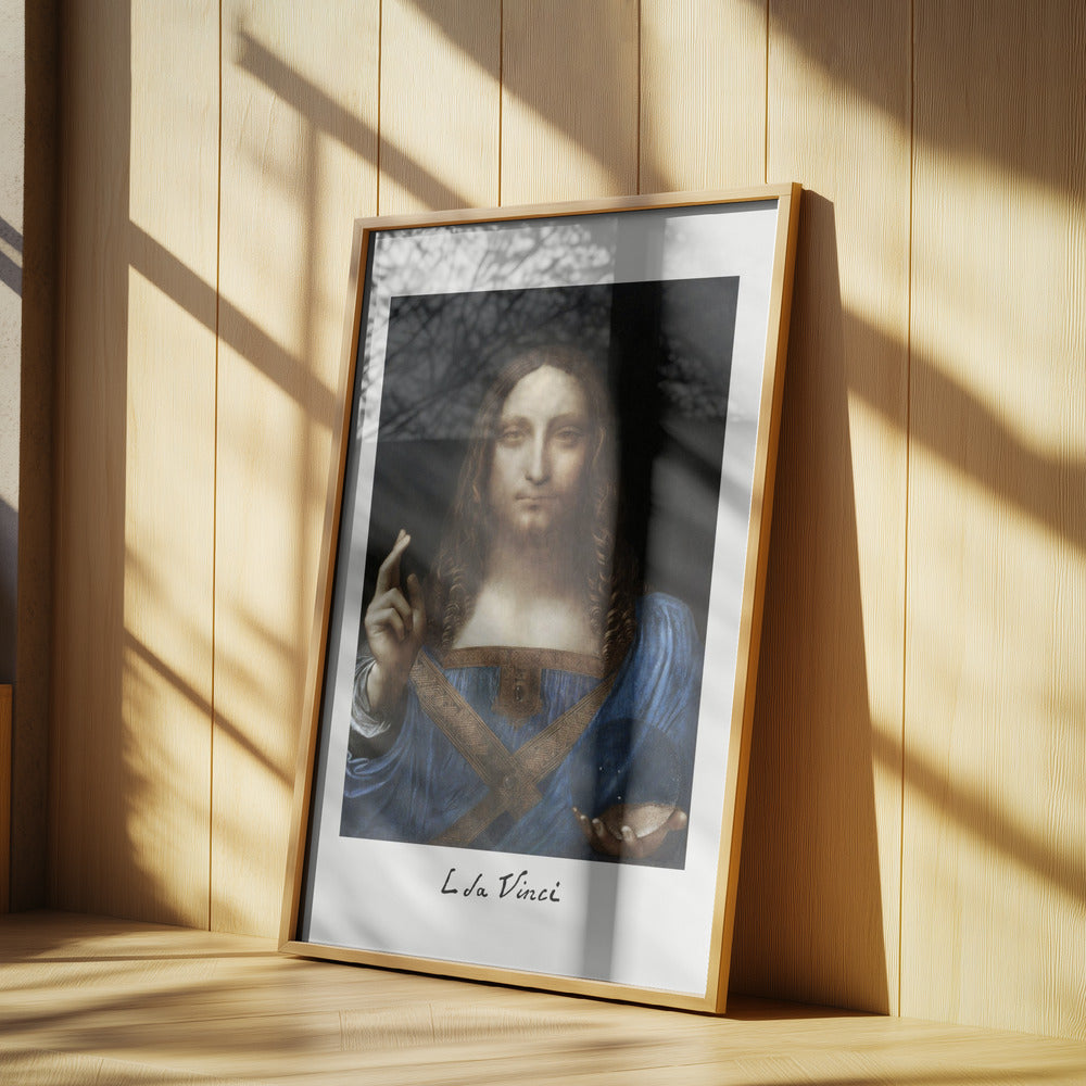 Salvator Mundi (circa 1500) Poster och Canvastavla