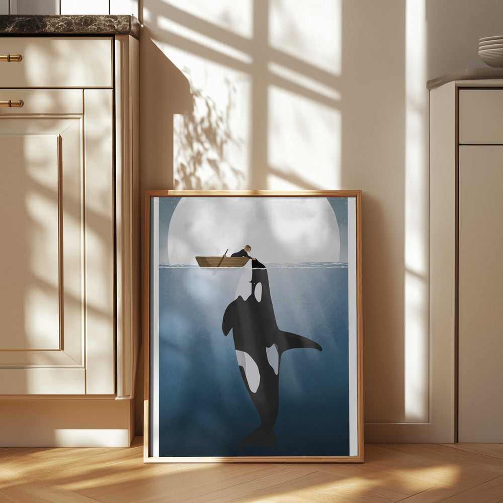 Orca Poster och Canvastavla