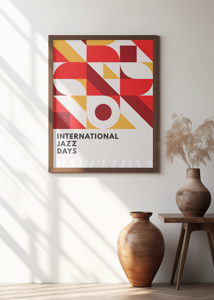 Jazz Days Barcelona Poster och Canvastavla