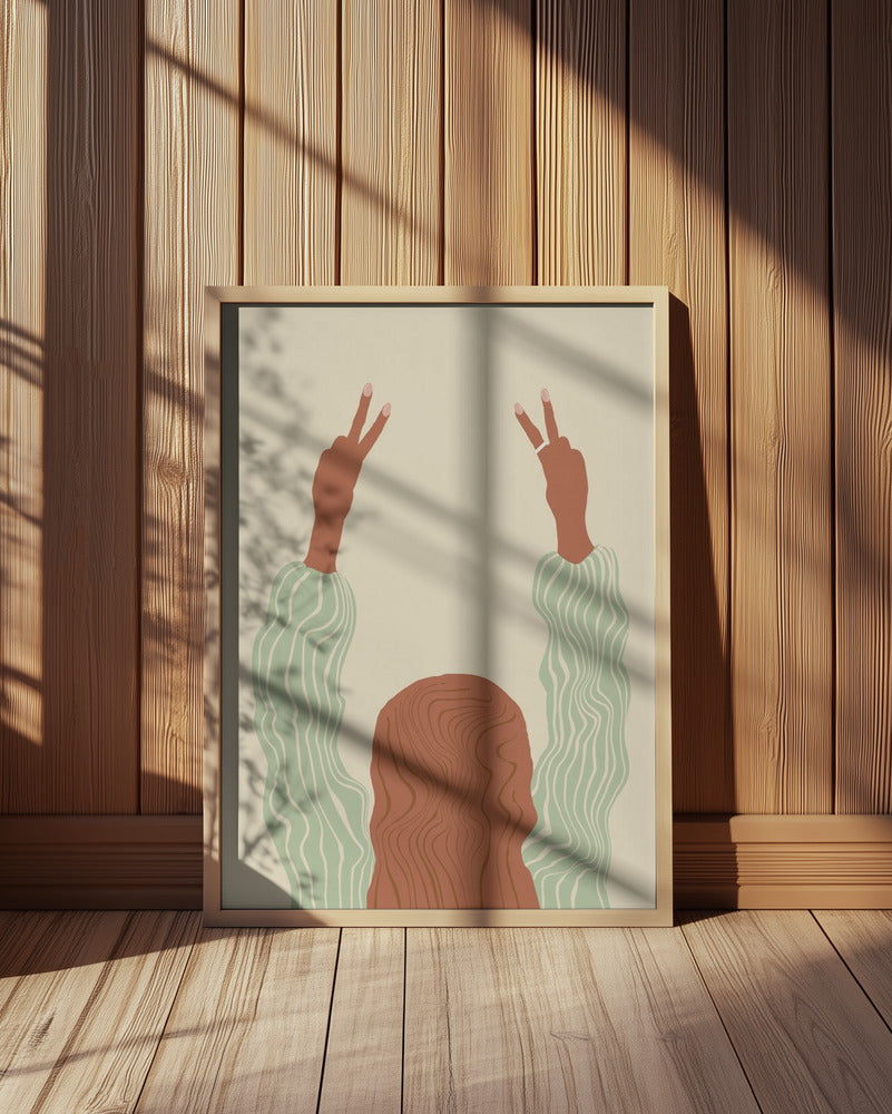 Peace Poster och Canvastavla