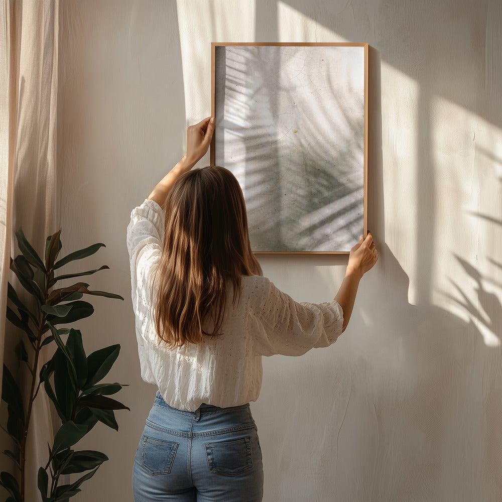 Palm Shadows Poster och Canvastavla