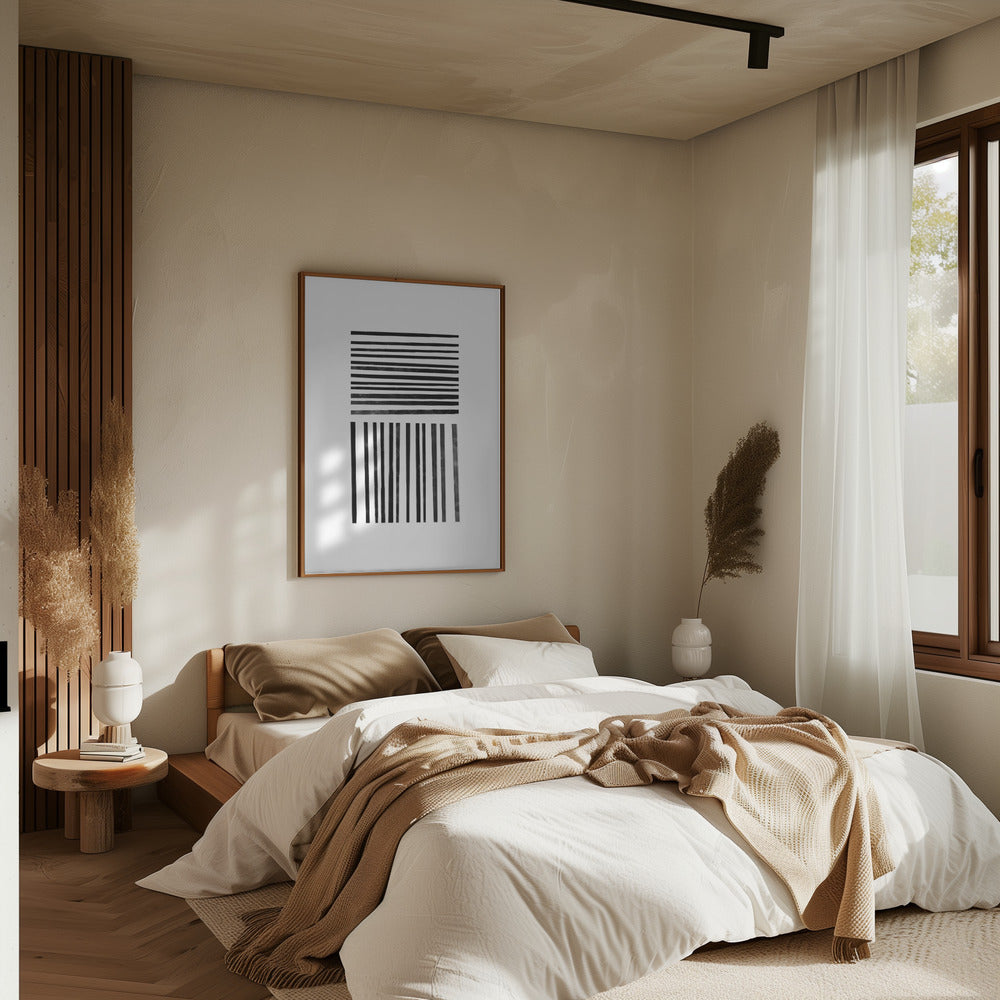 Calming Lines No 1 Poster och Canvastavla
